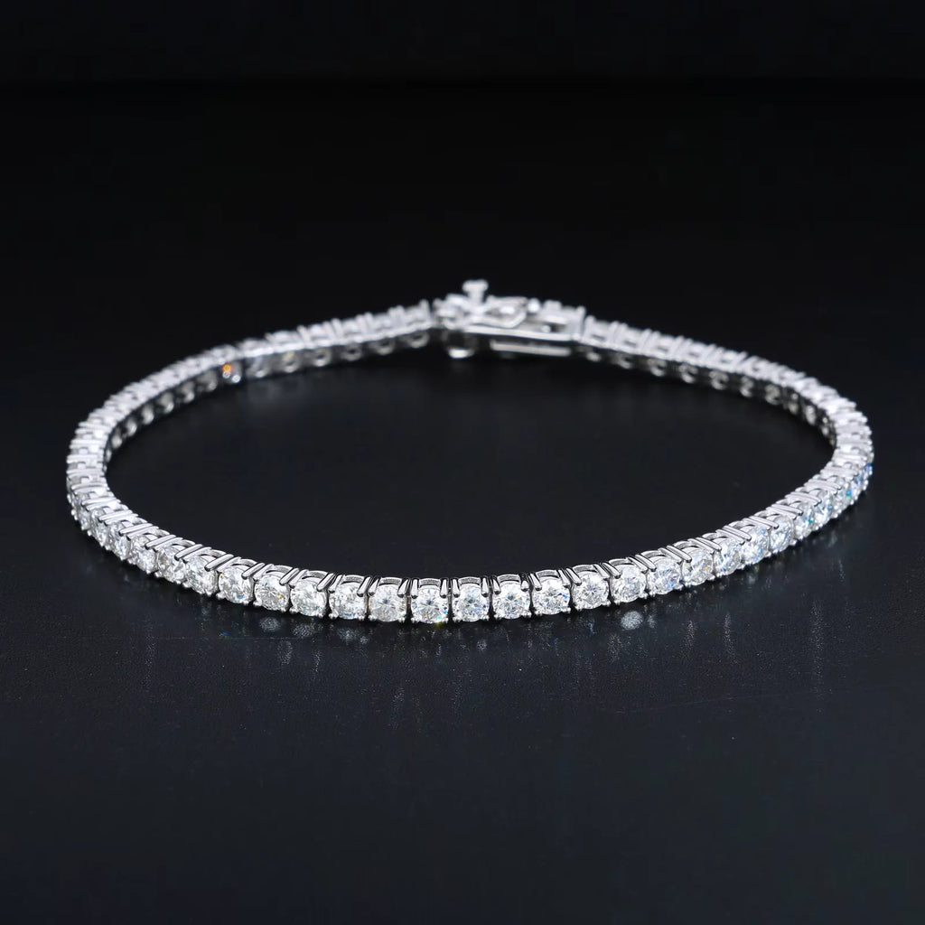VVS1 D Moissanite Tennis Chain Bracelet