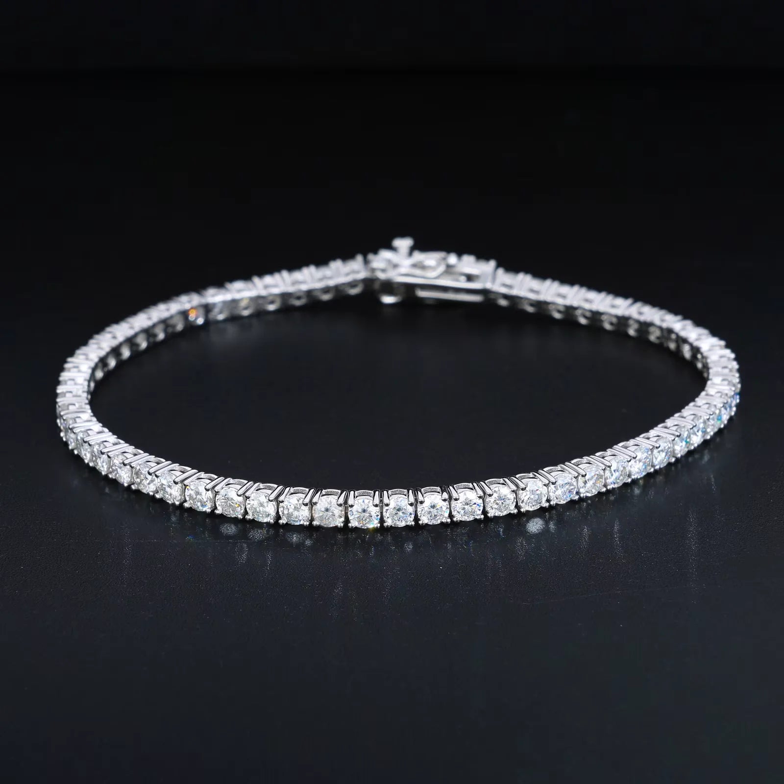 VVS1 D Moissanite Tennis Chain Bracelet