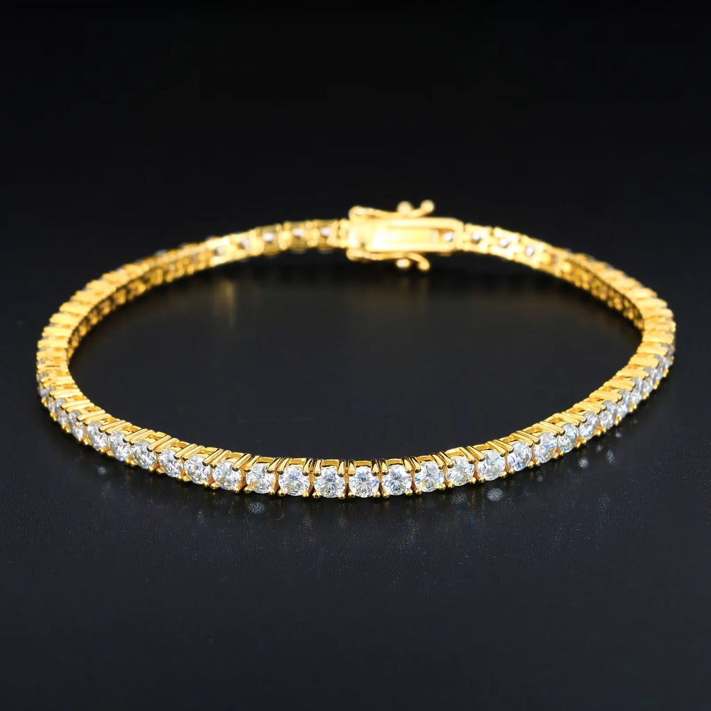 VVS1 D Moissanite Tennis Chain Bracelet