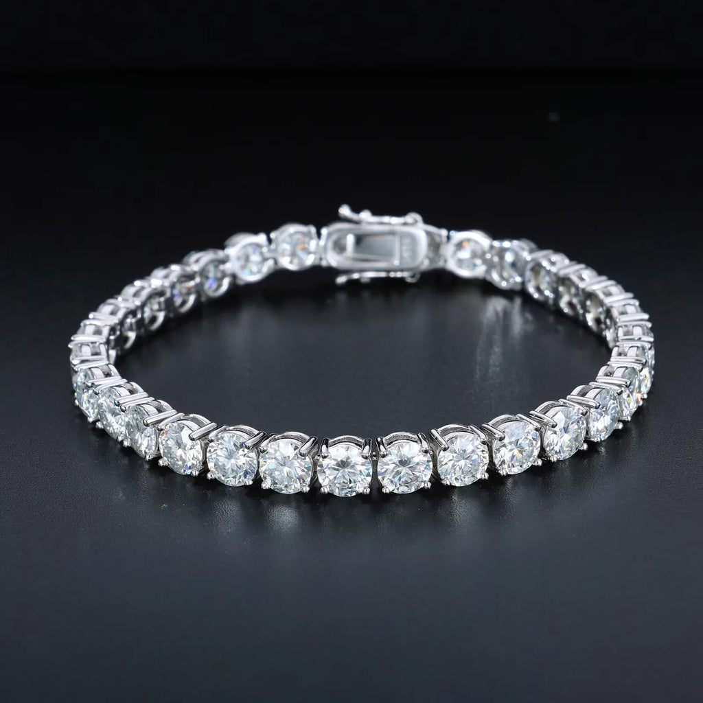 VVS1 D Moissanite Tennis Chain Bracelet