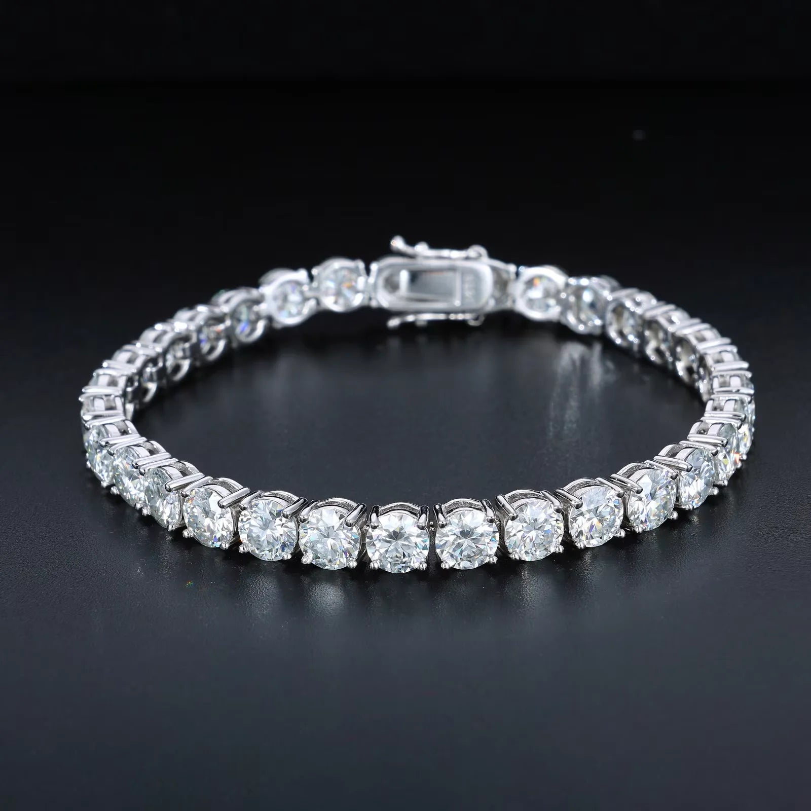VVS1 D Moissanite Tennis Chain Bracelet