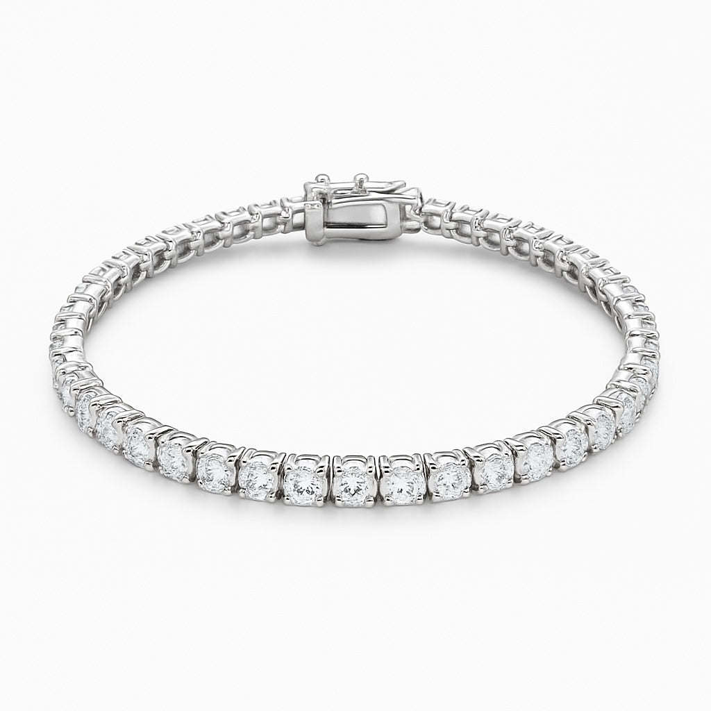 VVS1 Color D Moissanite Tennis Chain Bracelet